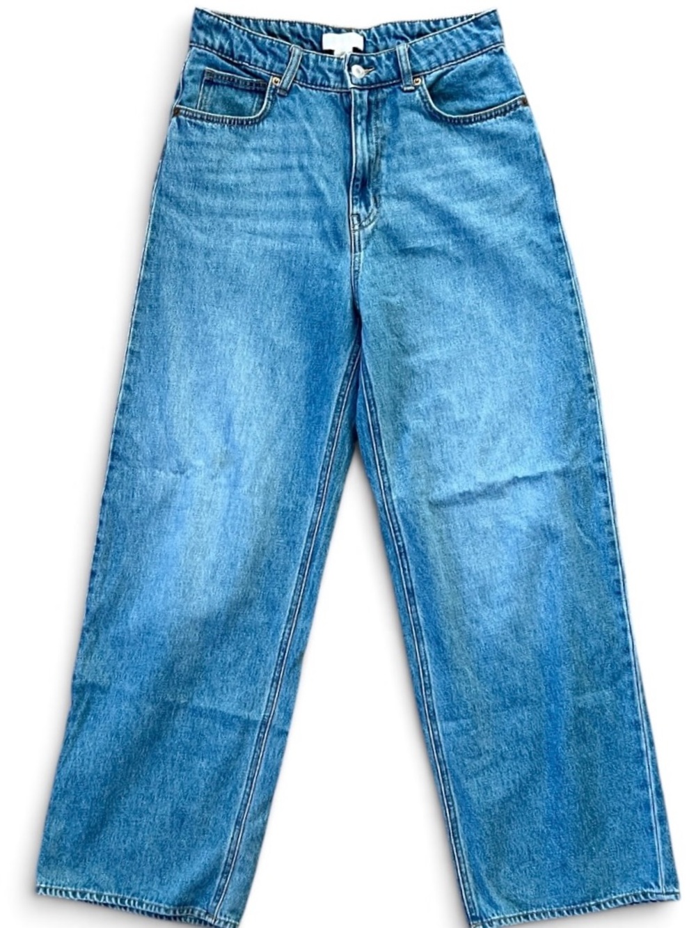 H&M high-rise Wide-Leg Jeans